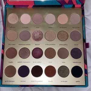 tarts eyeshadow palette with face palette